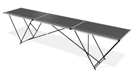 Tapeziertisch Alu-Plus