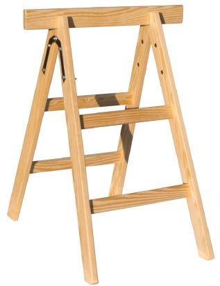 Klappbock, 2 Sprossen, 1 Querholm Klappbock, 2 Sprossen, 1 Querholm